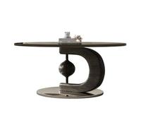 SFANIIX Table Centrale Moderne Table Basse Ronde en Verre for Petit Appartement, Salon, Table créative Bois Moderne et Luxueuse Table de Bout Basse