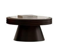 SFANIIX Table centrale moderne Table basse ronde moderne, simple table basse en pierre, lumineuse, décoration pour salon, villa de luxe, table à thé Table basse basse (70 x 30 cm)