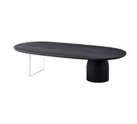 SFANIIX Table Centrale Moderne Table Basse Simple en Bois, Table d'angle Acrylique for Salon, Petite Moderne, d'appoint Chambre à Coucher Table de Bout Basse
