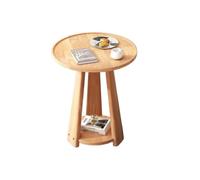 SFANIIX Table Centrale Moderne Table D'appoint De Canapé Simple, Petite Ronde for Salon, Basse en Bois Massif Table de Bout Basse