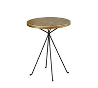 SFANIIX Table de Bout Simple Fer Rond Canapé Table D'appoint Balcon Décontracté Petite Ronde Support De Rangement Table d'appoint de Canapé