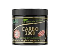 SFB - Carbo 2000 Charbon végétal super activé - Complément alimentaire en Granulés - 200 g