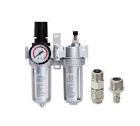 SFC400 1/2 SFC300 SFC200 1/4 compresseur d'air filtre régulateur séparateur huile-eau vanne de vidange régulateur de pression vanne accessoires pneumatiques(SFC-200 w EU20,5 Sets)