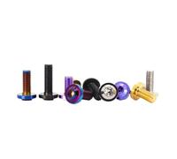 SFCHEN 1 boulon en titane M4/M5/M6 x 10/15/20/25/30 mm avec tête de rondelle et bride Torx pour modification de la conduite des motos. Couleur Titanium, M6X25 1 pièce)