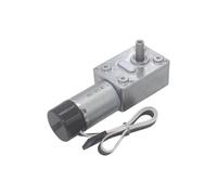 SFCHEN JGY-370 Moteur à engrenage à vis sans fin turbo 6 V 12 V 24 V CC Moteur autobloquant à faible vitesse 6 10 18 30 40150 tr/min (moteur unique 24 V, 6 tr/min)