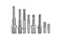 SFCNCVBTBX Adaptateur de douille perceuse, rallonge tige hexagonale 1/4'' for visseuse à percussion, ensemble d'adaptateurs forets tête carrée 1/2'', 3/8'' et, outils main Prise de courant