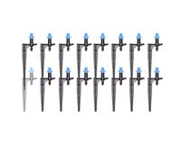 SFCNCVBTBX Buse de micro-brumisation 90/180/360 degrés sur piquet 11 cm. Connecteur cannelé 1/4 po. Peut être utilisé for l'irrigation des serres jardin Buse à gazon(B-15pcs)