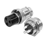 SFCNCVBTBX Connecteur de prise d'aviation étanche GX16 mâle et femelle, câble GX16-3 broches, connecteurs for écrou circulaire fixe Accessoires pour scooters