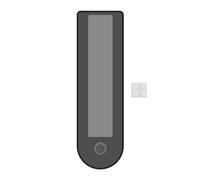 SFCNCVBTBX Écran de couverture tableau bord, coque Protection, pièces circuit imprimé compatibles for Xiaomi Electric Scooter 4 Pro, accessoires boîtier en silicone Accessoires pour scooters(Noir)