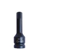 SFCNCVBTBX Embouts de tournevis Torx 1/2 pouce, adaptateur douille à impact H4/H5/H6/H7/H8/H9/H10/H11/H12/H13/H14/H16/H17/H18/H19, 3/1 pièces Prise de courant(80mm H12)