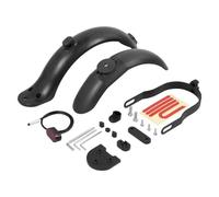 SFCNCVBTBX Garde-boue modifié compatible for Xiaomi M365 Pro 1S, dossier amélioré, support de feu arrière, couvercle en caoutchouc, kit roue for scooter électrique Accessoires pour scooters(Noir)