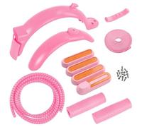SFCNCVBTBX Kit de garde-boue coloré compatible for Xiaomi M365 1S Pro 2, tube ligne for scooter électrique, bande anti-collision, pièces poignée guidon Accessoires pour scooters(Rosa)