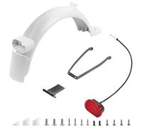 SFCNCVBTBX Kit De Garde-boue Roue Arrière Compatible For Xiaomi M365 1S Pro PRO2 Mi3 Scooter Électrique Feu Support Pièces Accessoires pour scooters(Wit)