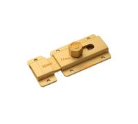 SFCNCVBTBX Loquet de porte antivol en alliage d'aluminium, verrou sécurité for hôtel, bureau, portail bois, fenêtre, cuisine, amélioration l'habitat serrure de porte(Gold)