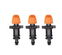 SFCNCVBTBX Lot de 15 buses d'arrosage 7,5 mm avec support cm, angle pulvérisation 90°/180°/360°/bande en option, arroseurs jardin Buse à gazon(H)