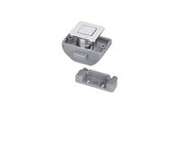 SFCNCVBTBX Lot de 5 verrous à bouton-poussoir for camping-car, caravane, bateau, armoire, tiroir, serrure sans clé for porte meuble serrure de porte(SS6209-Chrome)