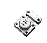 SFCNCVBTBX Lot de 5 verrous coulissants for 3 chiffres for porte et tiroir, antivol for vis, for la maison serrure de porte(Silver)