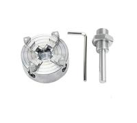 SFCNCVBTBX Mandrin à 4 mors en alliage de zinc, bielle, mandrin de tournage à bois autocentrant, accessoire de serrage en option for mini-tour à métaux Mandrin à outils(3 claws)