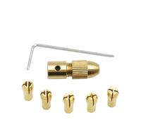 SFCNCVBTBX Mini mandrin de perçage 2,0/2,35/3,0/3,17/5,0 mm, 3 mors à changement rapide, adaptateur de foret sans clé, support de 0,3 à 3,2 mm, dispositif de fixation Mandrin à outils(4.05mm Set)