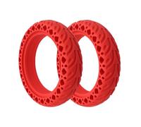 SFCNCVBTBX Pneu plein en caoutchouc compatible for Xiaomi 3 Compatible for Mijia M365 d'amortissement d'amortisseur de scooter électrique Accessoires pour scooters(2pcs red)