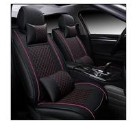 SFDSG Housse SièGe Voiture Housse De Siège Auto en Cuir PU pour Jaguar XF F-Pace E-Pace I-Pace X-Type XE XJ XK Auto Respirable Convient(B-Red 2)