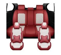 SFDSG Housse SièGe Voiture Housses Siège Auto Universelles Luxe pour Chevy pour Cavalier pour Onix pour Spark pour Malibu XL Auto Respirable Convient(Red A)