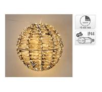 Sfera Con 300 Microled, Ø30cm, Bianco Caldo, Natale, Luci Di Natale Multicolore