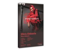 Sfera Ebbasta Affiche d'art Hip Hop Album de musique Sfera Ebbasta Couverture Liste des pistes Élégant Rappeur Chanteur Cadeau Décoration murale Poster Impression sur toile pour salon chambre à