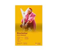 Sfera Ebbasta Affiche d'art Hip Hop pour album de musique Rockstar, liste de suivi élégante pour les fans de rappeur, chanteur, cadeau pour décoration de chambre, bureau, chambre à coucher, cadeau 30