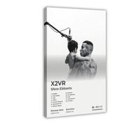 Sfera Ebbasta - Poster artistique de l'album de musique Hip Hop X2VR, liste de suivi élégante pour les fans de rappeur, chanteur, cadeau pour décoration de chambre, bureau, chambre, cadeau, 20 x 30 cm
