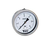 Sferaco - Manomètre bain glycérine en inox - Manomètre boitier inox à bain de glycérine AXIAL Mâle 1/2" (15/21) - Ø100 - Pression 0/10 bar - Sferaco