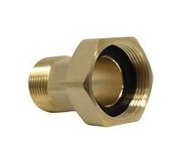 Sferaco - Raccord laiton à visser - Raccord 2 pièces compteur Mâle 1" (26/34) - Ecrou Prisonnier 1"1/4 (33/42) - Arcanaute