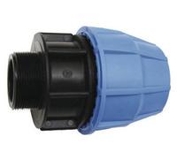 Sferaco - Raccords plastiques tubes PEHD - Raccord plastique tube PE Ø40 - Droit Mâle augmenté 1"1/2 (40/49)