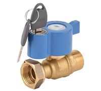 Sferaco - Robinet compteur eau - Robinet compteur cadenassable Mâle 3/4" (20x27) - écrou tournant 1" (26x34)