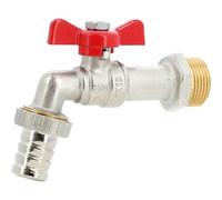 Sferaco Robinet de puisage Laiton nickelé - Manette Papillon - 3/4"-3/4" de Vanne et Robinet Laiton