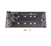 SFF-8654 8I Split Card X8 Vers VROC Dual NVMe M.2 NGFF Vers Slimline NVME PCIe SSD Adaptateur pour Carte MèRe