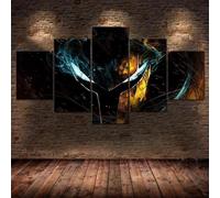 SFgFGfcghC Affiche Murale de Bande Dessinée Solo Upgrade pour Salon, Impression sur Toile, Ensemble de Posters pour Chambre d'Adolescent, Œuvre Moderne en 5 Pièces Encadrées, 150 x 80 cm,L