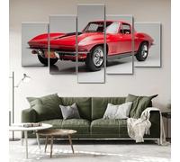 SFgFGfcghC Impressions sur Toile décoratives, décoration Murale pour Le Salon et la Chambre, Ensemble de Posters sur Toile de 5 pièces sur l'automobile,M