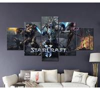SFgFGfcghC Puzzle de 5 pièces : Aralac et la Reine de la Lame Art de décor de Chambre sur Le thème du Jeu Starcraft II,M