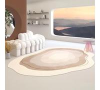 SFgFGfcghC Tapis de Salon Style crème au Beurre Tapis de Chevet de Forme irrégulière pour Chambres Utilisation Domestique Tapis de Luxe Vert,a,100 * 160cm