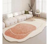 SFgFGfcghC Tapis de Salon Style crème au Beurre Tapis de Chevet de Forme irrégulière pour Chambres Utilisation Domestique Tapis de Luxe Vert,c,100 * 160cm