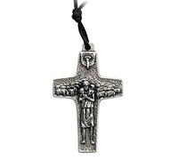 SFI Croix du Pape François avec Cordon, 7,6 cm, XL