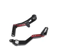 SFIWFOGD Compatible avec Les Accessoires de Moto BMW R1300GS R 1300 GS 2023, Levier de Changement de Vitesse arrière en Aluminium, pédale de Commande réglable(Red Set)