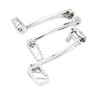 SFIWFOGD Kit de leviers de Vitesse et Levier de Vitesse Compatible avec Harley Touring Electra Road Street Glide Trike Ultra Limited Road King 2014-2022(Chrome)