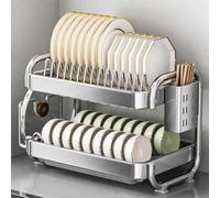 SFJATTA Stainless Steel Dish Drying Rack Countertop Organizer,