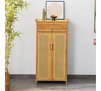 SFJATTA Table d'autel avec Armoire de Rangement Table d'offrande sur piédestal, pour Salon, Salle d'étude(Natural,52 * 38 * 101cm)