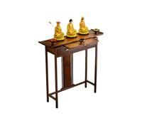 SFJATTA Table d'autel avec Rangement, Table de méditation avec Plateau de Rangement Coulissant, pour Salons, sanctuaires, Temples(88 * 30 * 108cm)