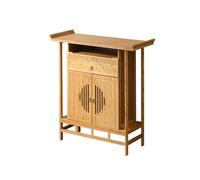 SFJATTA Vitrine en Bois Bouddha, Armoire Moderne Guanyin Dieu de la Richesse, Conception de Bord de retenue avec tiroir, pour la décoration intérieure, Support d'offrandes(100 * 40 * 108cm)