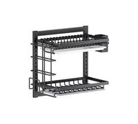 SFJATTA Wall Mounted Dish Drying Rack Over The Sink-Kitchen Organizer,