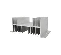 SFJSFIMQ Lot de 10 Relais statiques monophasés en Aluminium W-70, Base de dissipateur Thermique SSR, Petit Type de radiateur Thermique for 10 A à 100 A(Bianco)